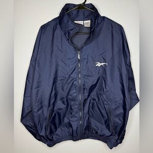 Reebok Men's Vintage Dark Blue Windbreaker